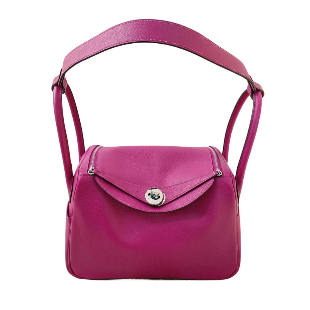 Hermès - ROSE POURPRE EVERCOLOR LINDY 26 BAG