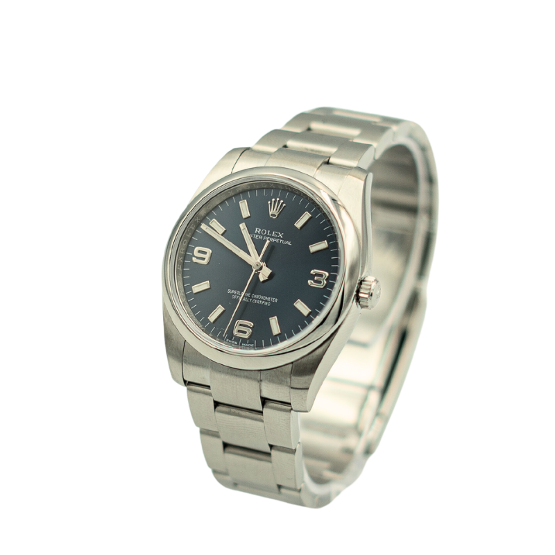 Rolex 114200 Oyster Perpetual 34mm blue dial