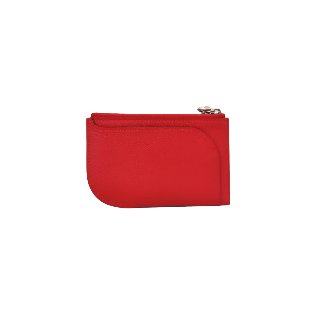 Hermès - RED EVERCOLOUR STRAP CARD HOLDER