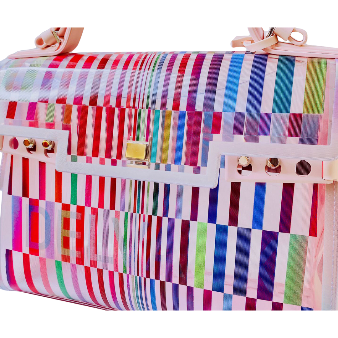 DELVAUX - TEMPETE MULTICOLOR HANDBAG