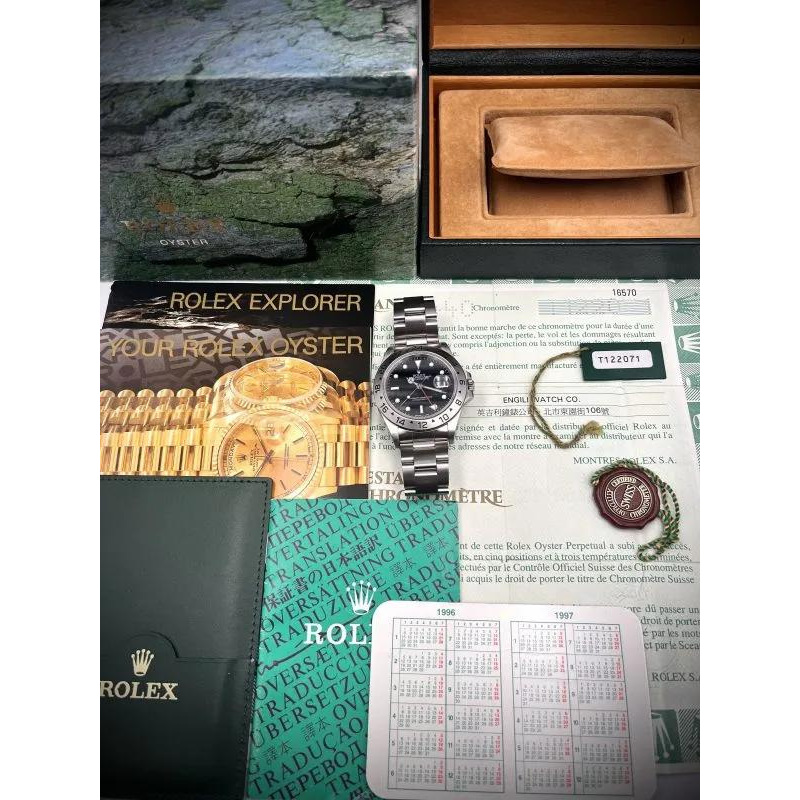 ROLEX - 16570 EXPLORER II 2003 FULL MINT SET