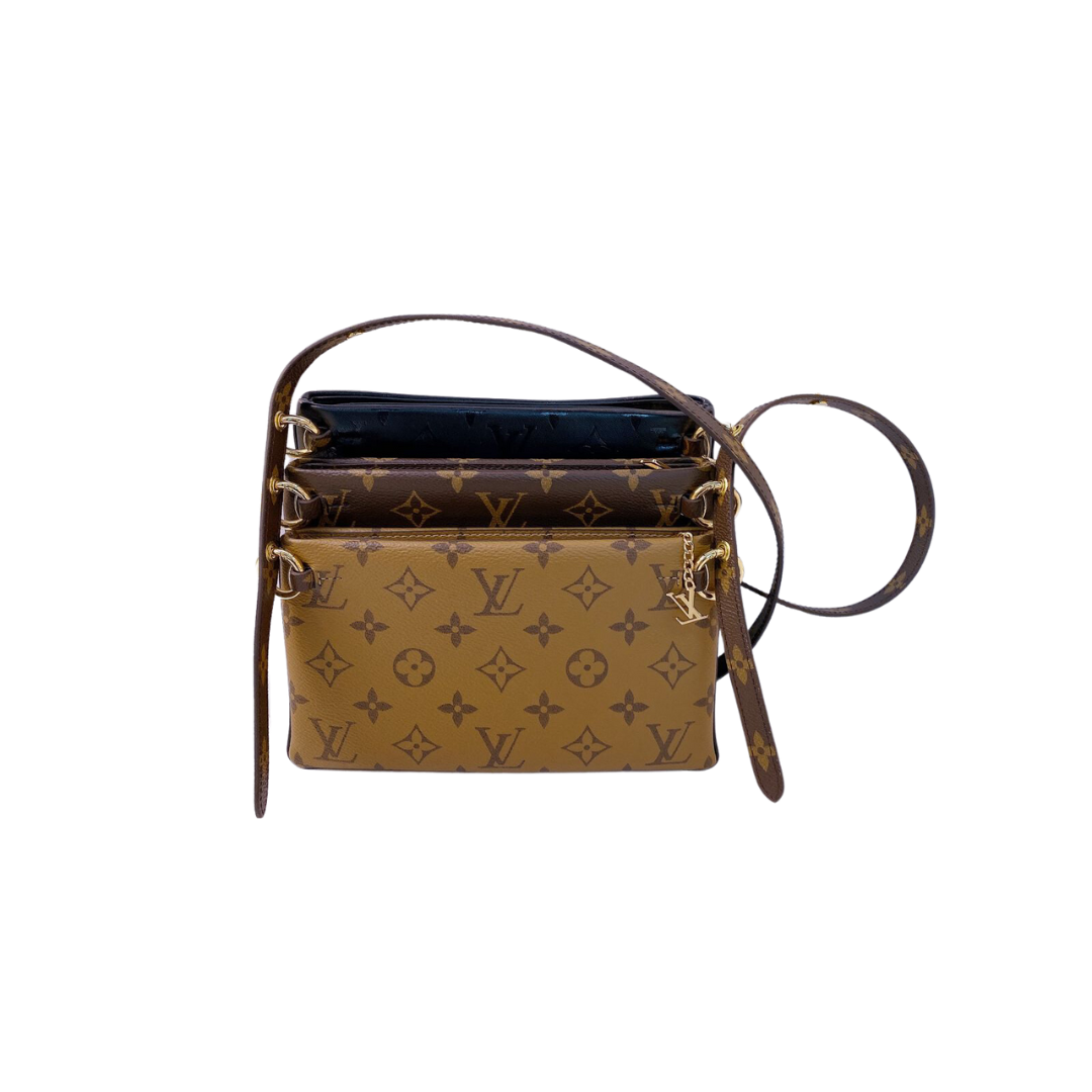 LOUIS VUITTON - REVERSE MONOGRAM CANVAS LV3 POUCH