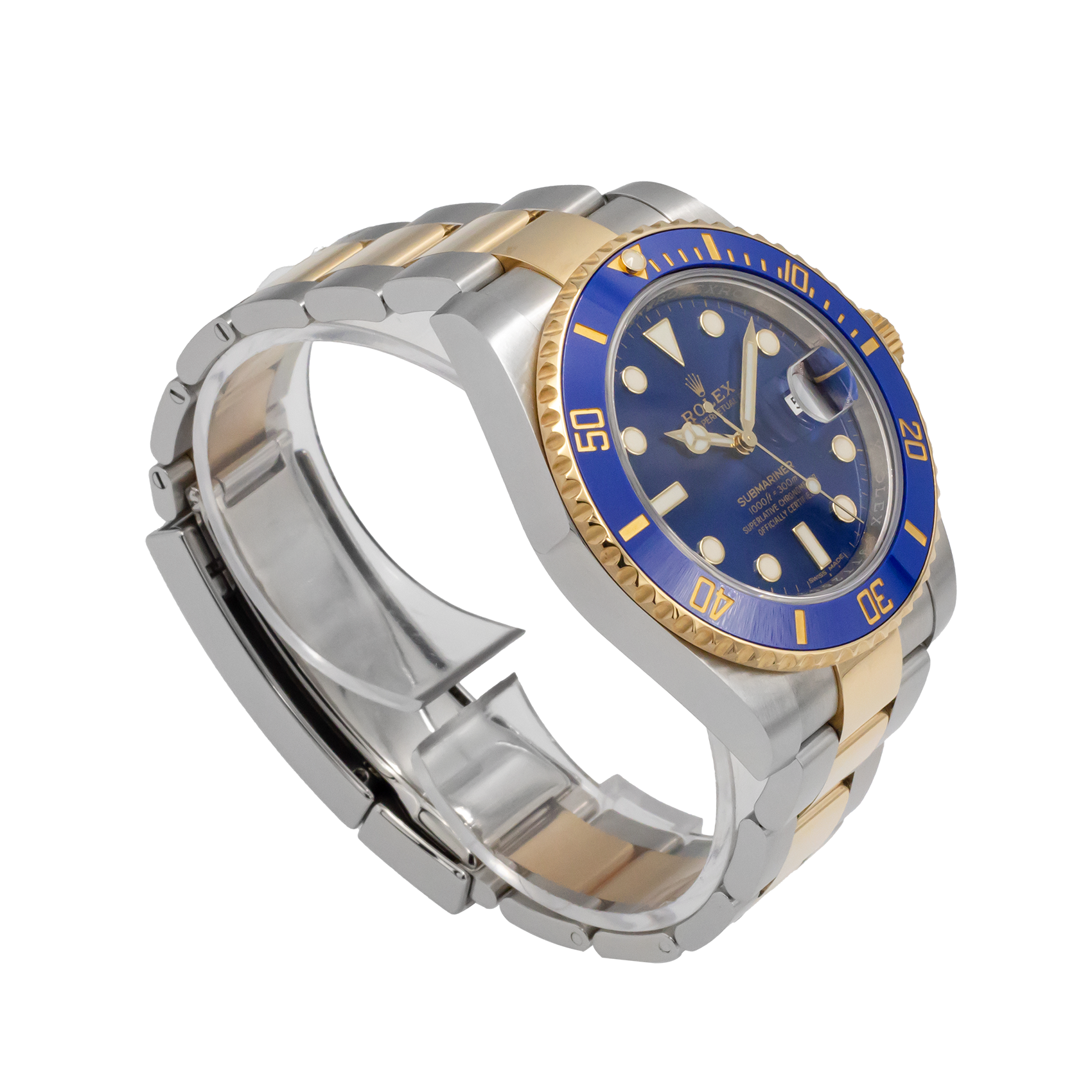 Rolex 116613LB Submariner 'Bluesy' - 2017 Full Set